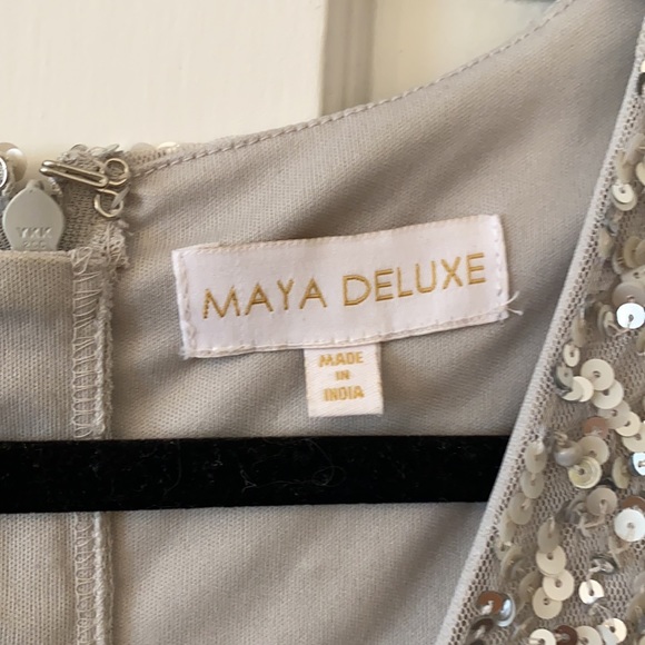 ASOS Maya Deluxe sequin silver gray maxi bridesmaid dress 2 - Picture 5 of 17